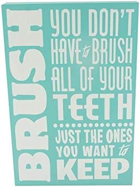 Shabby Chic Sign - "Brush..."