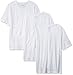 BOSS Mens 3-Pack V-Neck Regular Fit Short Sleeve T-Shirts Undershirt, White, X-Large US