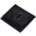 Alpine Swiss Mens Leather Money Clip Front Pocket Wallet Black