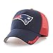 OTS NFL New England Patriots Men's Hursh Center Stretch Fit Hat, Team Color, Large/X-Large