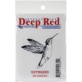 Deep Red Stamps Hummingbird Cling Stamp, 2