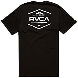 RVCA Pure Mens T-Shirt, Black, X-Large