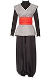 UU-Style Cosplay Halloween Costume Mens Uniform Dress Outfit Son Goku Black Zamasu Kai Costume Kong-Fu Suit Wig