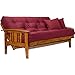 Nirvana Futons Westfield Futon Frame - Queen Size, Solid Hardwood