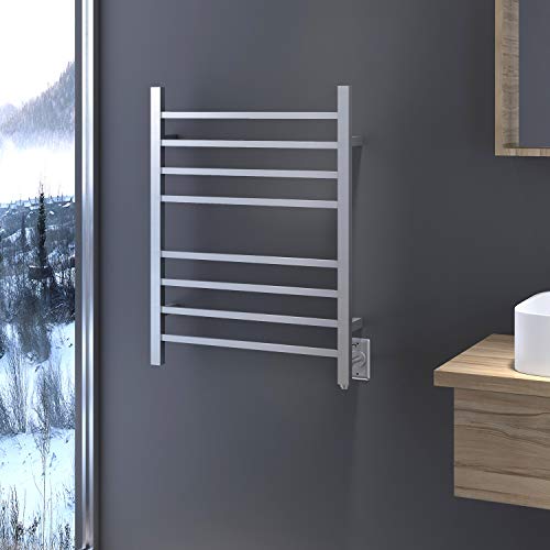HEATGENE Towel Warmer, Heated Towel Warmer Rack, WallMounted Hardwired