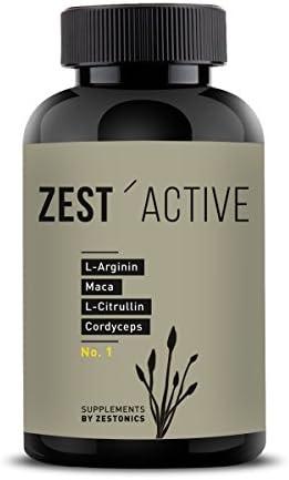 L-Arginine Base 1.200mg. * 2.400mg Arginine HCL Plus Maca Extract 680MG. * 34.000mg Maca Powder High Dose with Citrulline & Cord Yceps sinensis – Month Supplies From Zestonics