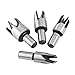 4Pcs Carbon Steel Wood Work Plug Cutter Cutting Power Woodworking Hole Saw Tool Claw Wood Plug Tenon Drill Bit Set DIY 6/8/10/13mm
