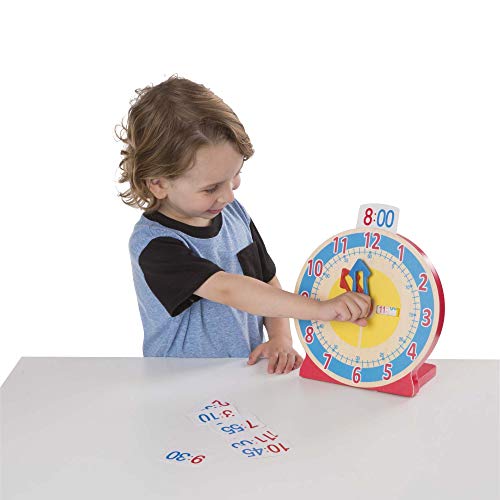 2 Melissa+Doug+Turn+Wooden+Clock