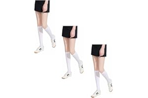 Hopply Golf Sun Protection Socks UPF50+ Overknee Stocking Ice Silk Breathable Cool Socks for Women School Outdoor Sports