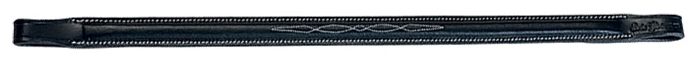 Eric Thomas Unisex Adult 307418102 Pro Square Raised/topstitched Browband - Black, One Size