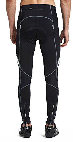 image for SANTIC Men's Bike Bicycle Pants Padded Cycling Compression Tights (M//