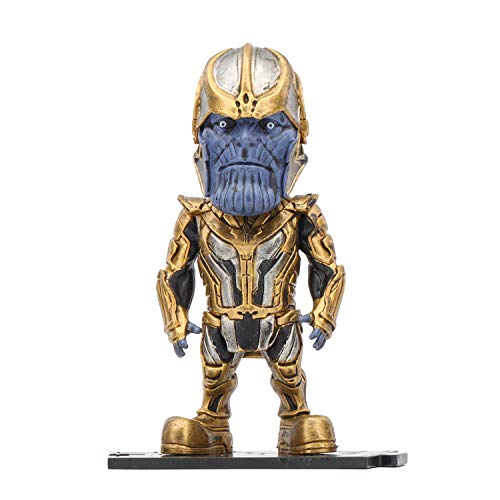 PETON Avengers Hero Set 6 Psc Action Figures Toys - Iron Man Hulk Spiderman Captain America Panther and Thanos Figures