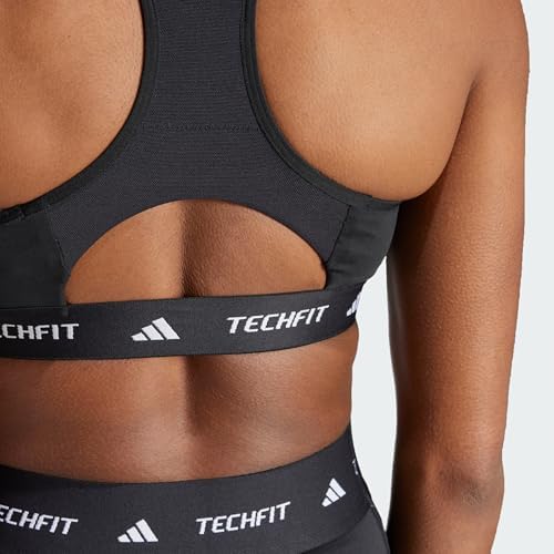 Damen Techfit Bra, Black, XS