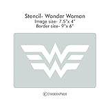 XL Stencil - Wonder Woman Symbol