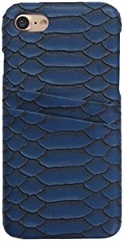 GAZE Pocket Matt Python Back Cover Case for iPhone 7 (Blue)