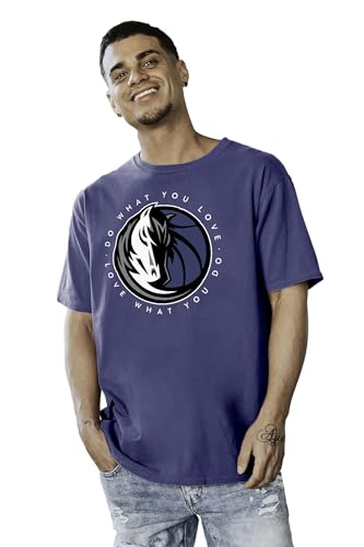 Dallas Mavericks NBA Officially Licensed Life is Good T-Shirt Ringspun Team Col…