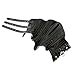 Strapon Face Neck Bound Leather -Davidsource Head Harness Slave Restraint Black Leather No Pungent Smell Corset Muzzle Posture BDSM Unisex Bondage Kit (18 Inches Neck Round, Black)