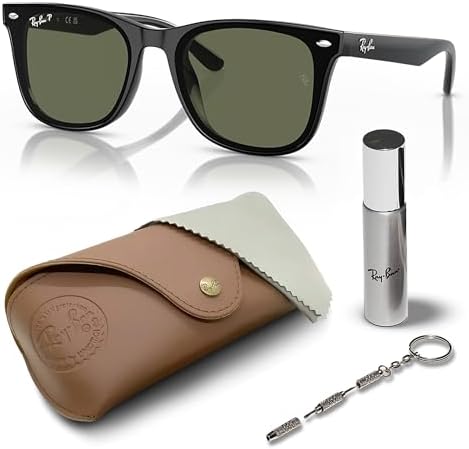 Amazon.com: Ray-Ban RB4378 Square Shape Non-Polarized Sunglasses