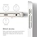 iPhone 6S Case, elago® [Outift][White/Silver] - [Premium Hybrid Construction][Dual Toned][Spark Design Award] - for iPhone 6/6S