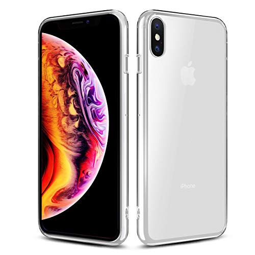 Airror Phone Case Compatible with iPhone Xs/iPhone X Cases Clear, Ultra Thin Clear Flexible Soft TPU, [ Support Wireless Charging ] Non-Slip, Protect Cover Clear Cases Slim Fit 245