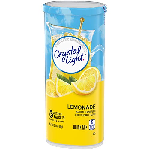 Crystal Light SugarFree Lemonade Naturally Flavored Powdered Drink Mix