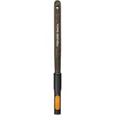Fiskars OneClick FSC Wooden Handle S | Effortless change with just one click, QuikFit adapter sold separately, black/orange, 1080670