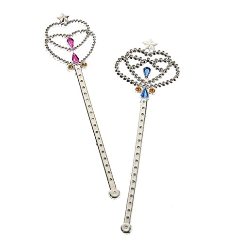 Us Toy 1631 Silver Plastic Wands