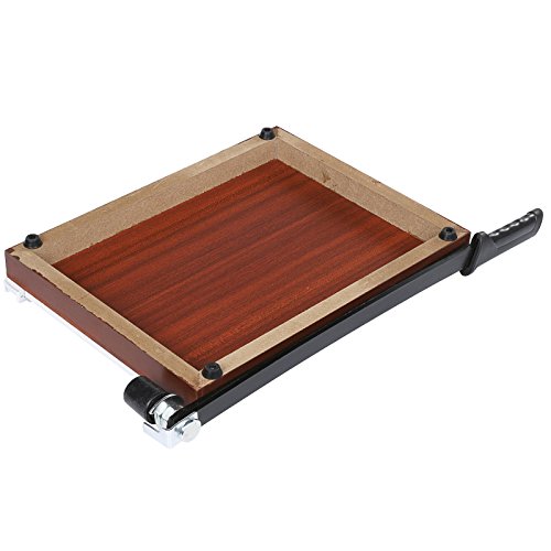 Large Wooden A3-B7 12 Sheets Office Guillotine Paper Cutter and Trimer Professional Office Home Desk Tops Paper Scrap Cutting Machine - Thumbnail 5
