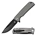 Kizer Cutlery Folding Pocket Knives Flipper Knife Drop Point Blade Titanium Handles Tactical EDC Knife, Dirk Pinkerton Escort Ki4481