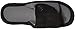 Isotoner Women’s Microterry Adjustable Slide Slippers, Black, X-Large/9.5-10 M US
