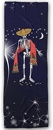 Yoga Towel By FITNESS X STOREYoga Towel Non Slip Skeleton Scarf PopularImprove Your Grip In Hot Yoga