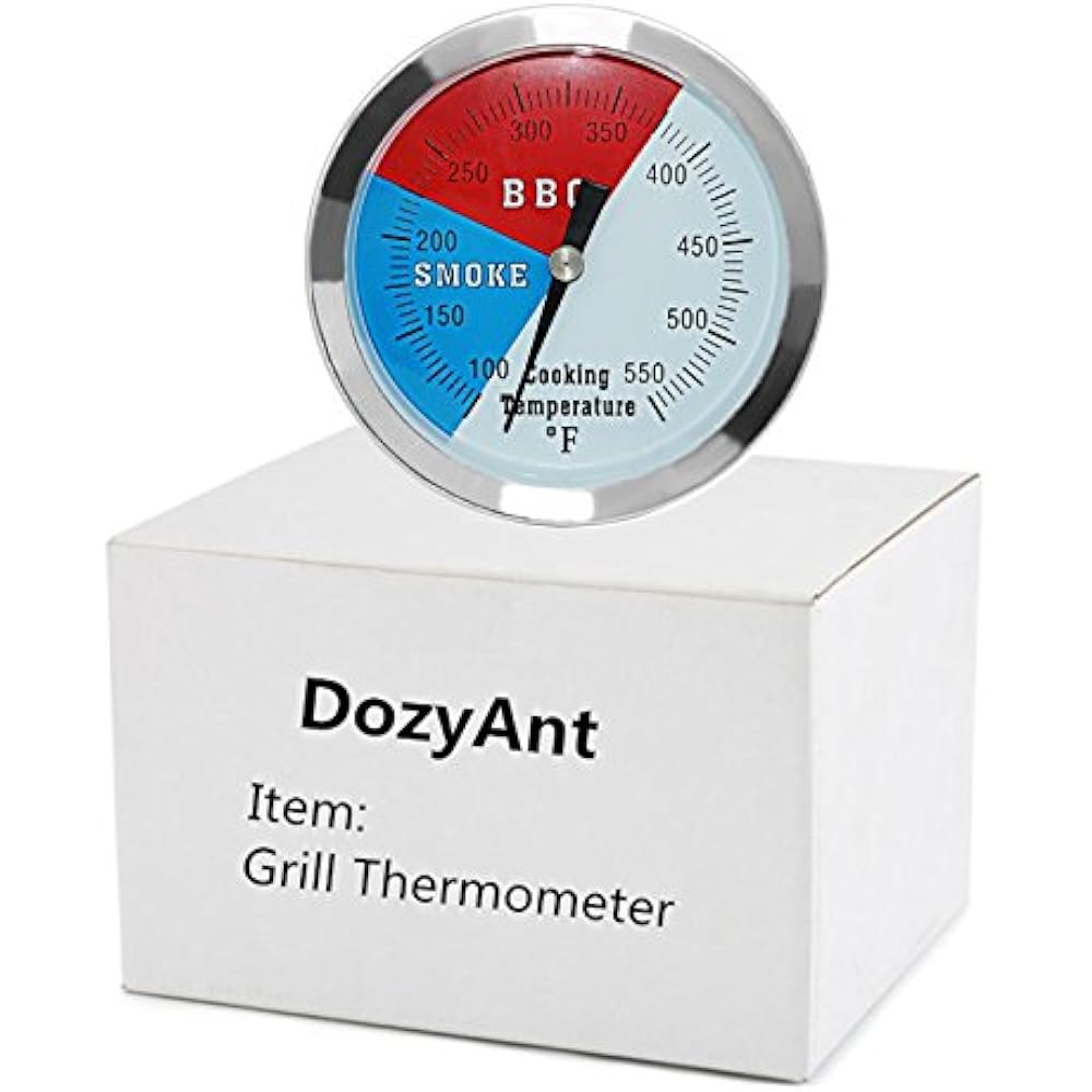 3 1/8 Grill Thermometers Inch Barbecue Charcoal Smoker Temperature