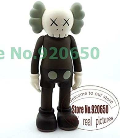 8 inch kaws Original Fake Companion medicom toy kaws factory product fancy toy gift (Brown)