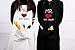 UJoowalk His and Her Aprons Black White Wedding Gifts for Couple Bridal Shower Newlywed Thanksgiving Day Gifts(2019 Heart)
