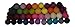 100% Wool Felt Balls - 100 Pieces | Hand-Felted Pom Poms | Pure Wool Beads | Felt Ball DIY (15mm, Mixed Color)