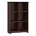 Bush Furniture Cabot 6 Cube Organizer in Harvest Cherry