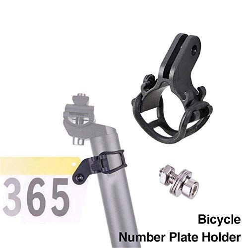 Balight Bicycle Flashlight Holder Stable MTB Road Bike Race Number Plate Mount Computer Bracket Clip Clamp Accessory - Thumbnail 4