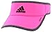 adidas Women's Adizero II Visor, Shock Pink/Dark Grey Heather/Black, ONE SIZE