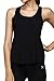 Lasher Women's Sexy Low V Neck Open Side Sleeveless Loose Sport Tank Top