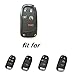 WFMJ Red Paint Remote Key Case Cover Fob for Dodge Challenger Charger Dart Durango Journey Grand Cherokee Keyless Key Bag Fob
