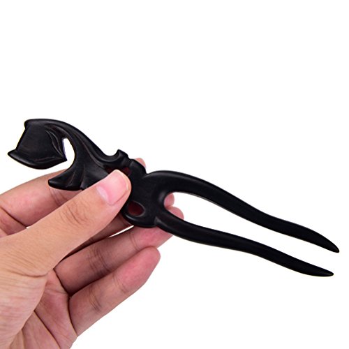 1 Pcs Wooden U-fat Fox Shape Plug Hair Fork Hair Clips Stick Pin Handmade Hair Accessories for Girls Womens by Team-Management - Thumbnail 3