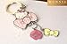Z71 Adorable Hello Kitty & Pink Bow Charms Keychain Key Ring