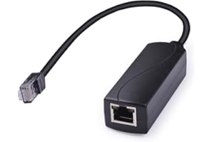 REVODATA 2.5G PoE 48V to 24V PoE Converter, RJ45 Port Output 24V/1A, 2.5Gbps Ethernet Comply IEEE802.3af/at, Passive POE Adap