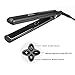 Professional Hair Straightener, Jinri 1 Inch Straightening Iron 3D Floating Titanium Plate Straightens & Curls with Adjustable Temp Auto Shut Off Black