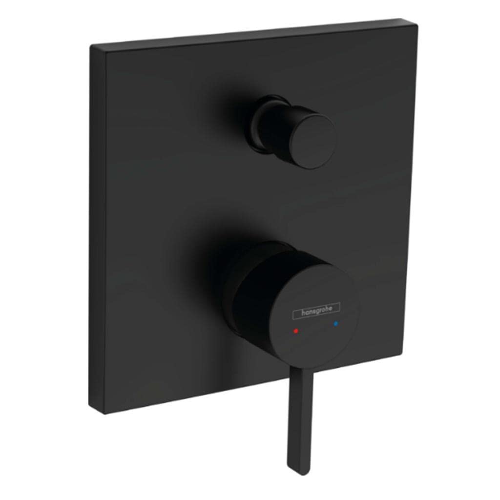 hansgrohe Finoris Single lever bath mixer for concealed installation, matt black, 76415670