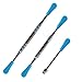 Vayne Fly Essentials 3-Piece Dual-Silicone Tip Carving Scraping Wax Element Dab Tools Set with Protective Case