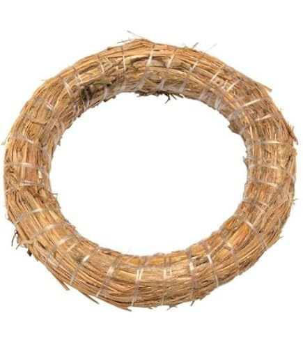 Buy Floracraft Straw Wreath 18, Natural in Cheap Price on