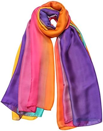 Womens Classic Soft Flower Scarves Fashion Scarf Shawl Wrap for Everyday (L-Love)