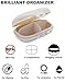 Meta-U- 4 Compartments Pill Case- PP Plastic- for Vitamins |Probiotics | Fish Oil | Calcium Chewables- Pill Organizer for Travel | Daily Dose | Emergencies- 1 Pcs (White)