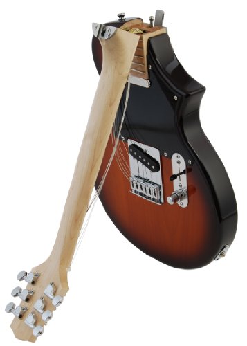 Voyage Air Guitar TransAxe Series TelAir Folding Electric Guitar, Vintage Sunburst